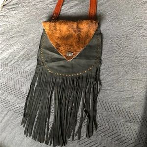 New cowhide purse
